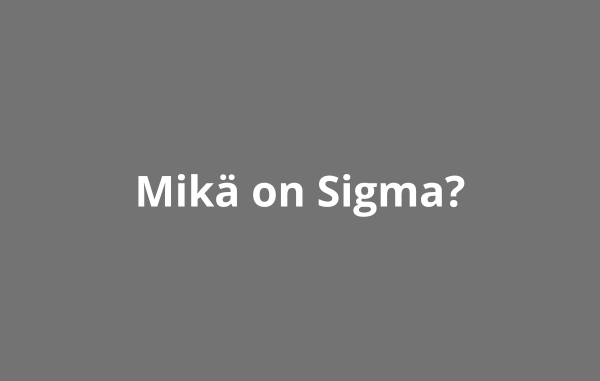 Mikä on Sigma